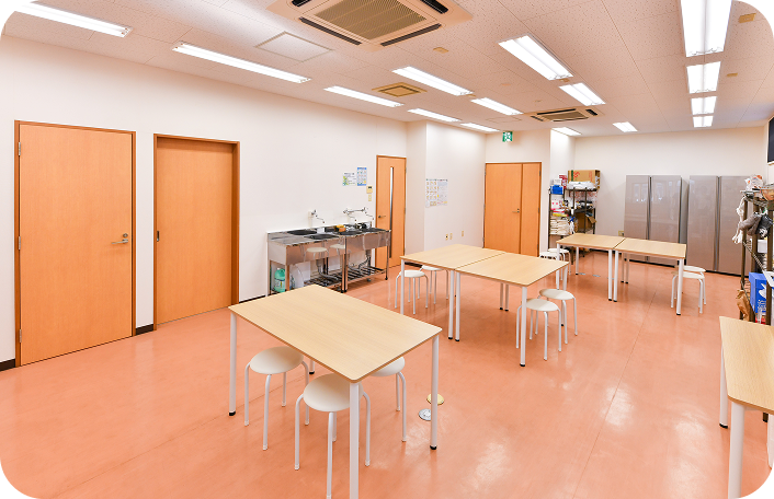 作業エリアの写真