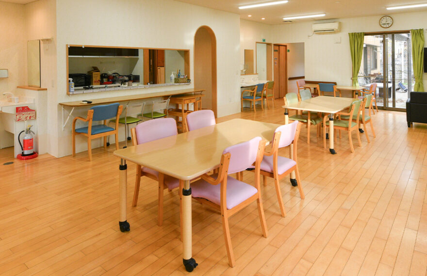 作業エリアの写真