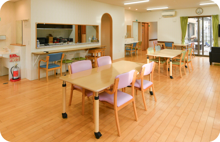 作業エリアの写真